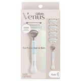 Gillette Venus Razor for Pubic Hair & Skin + 4 Razor Blade Refills, thumbnail image 1 of 8