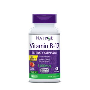 Natrol - Vitamina B12 5000 mcg de rápida disolución, 100 u.