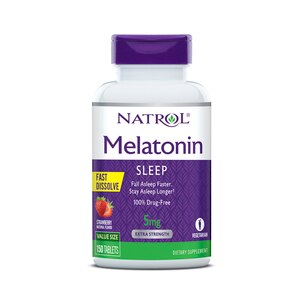 Natrol Melatonin Fast Dissolve Tablets, Strawberry, 150 CT