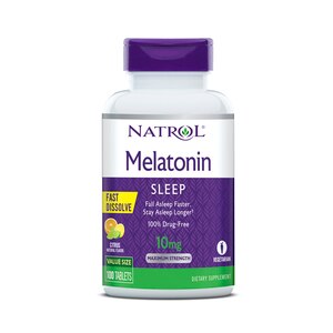 Natrol Maximum Strength Melatonin 10 MG Tablets, 100 CT, Citrus , CVS