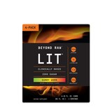 GNC Beyond Raw LIT On-The-Go Pre-Workout, Gummy Worm, 4 - 16OZ Cans, thumbnail image 2 of 5