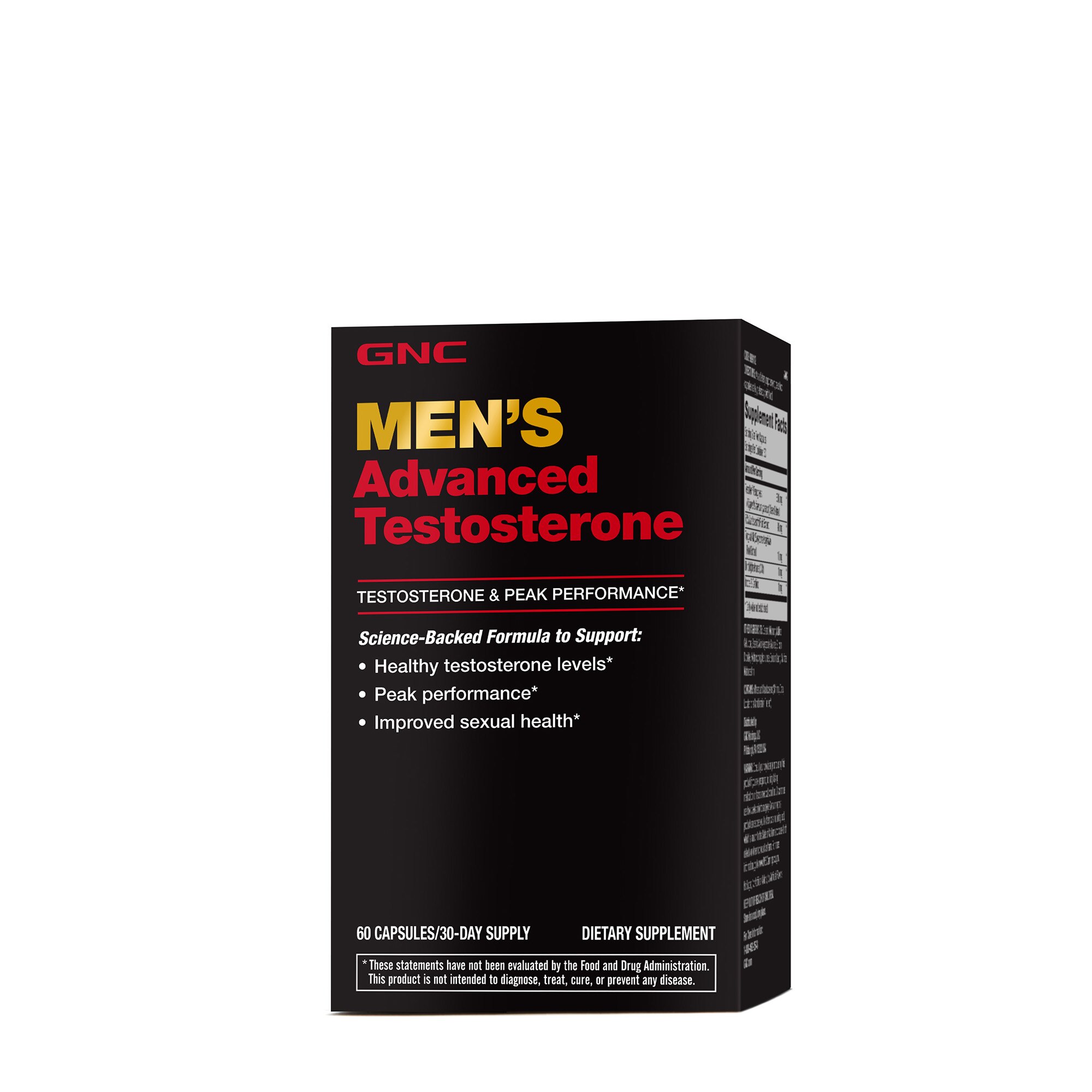 GNC Men's Advanced Testosterone, 60 Capsules - 60 Ct , CVS