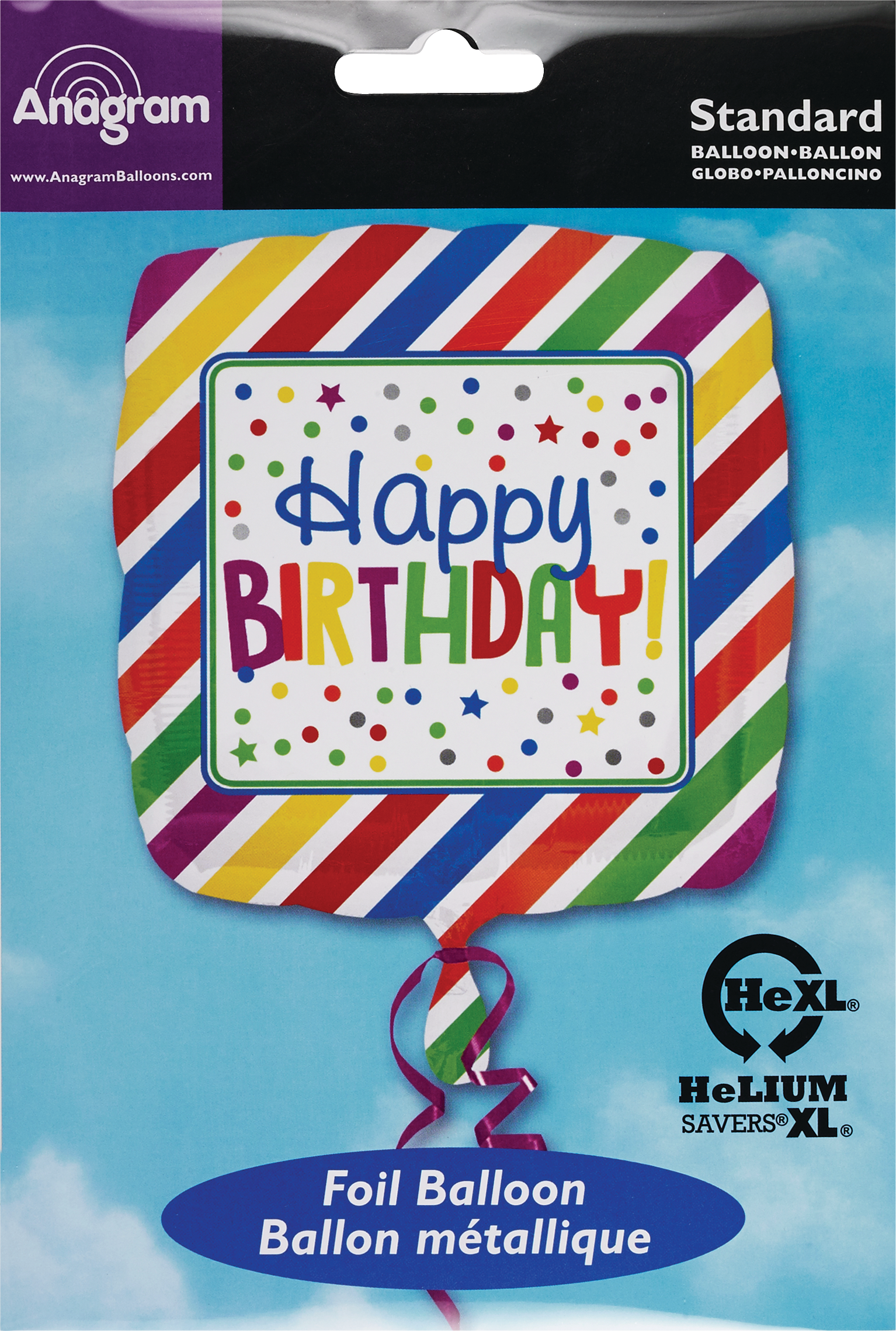 Anagram Standard 18 Inch Happy Birthday Foil Balloon , CVS