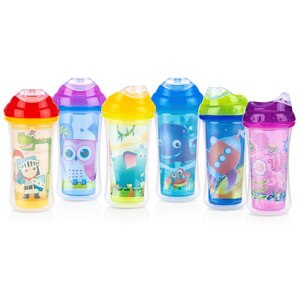 Nuby Insulated Click It Cool Sipper, 9 Oz - 2 Ct , CVS