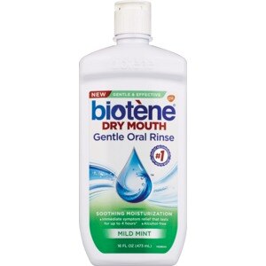 Biotene Gentle Oral Rinse Mouthwash for Dry Mouth Mint, 16 fl oz