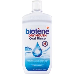 Biotene Oral Rinse Mouthwash For Dry Mouth, Alcohol-Free, Fresh Mint, 16 Oz , CVS