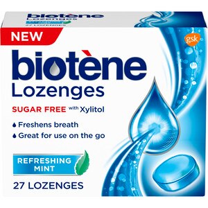 Biotene Dry Mouth Lozenges For Fresh Breath, Refreshing Mint, 27 Ct , CVS