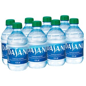 Dasani Purified Water Bottles Enhanced With Minerals, 12 Fl Oz, 8 Pack - 12 Oz , CVS