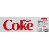Diet Coke Soda Soft Drink, Cans, 12 ct, 12 oz , thumbnail image 3 of 4