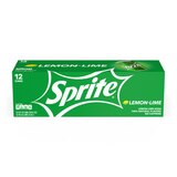 Sprite Lemon Lime Soda Soft Drinks, 12 ct, Cans, 12 oz, thumbnail image 1 of 4