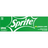 Sprite Lemon Lime Soda Soft Drinks, 12 ct, Cans, 12 oz, thumbnail image 2 of 4