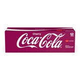 Coca-Cola Cherry Soda Soft Drink, 12 OZ Cans, 12 PK, thumbnail image 1 of 4