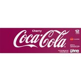 Coca-Cola Cherry Soda Soft Drink, 12 OZ Cans, 12 PK, thumbnail image 2 of 4