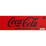 Coke Zero Sugar Diet Soda Soft Drink, Cans, 12 ct, 12 oz, thumbnail image 1 of 4