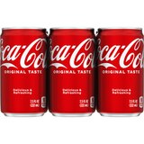 Coca-Cola Soda Soft Drink, 7.5 OZ Cans, 6 PK, thumbnail image 2 of 4
