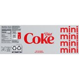 Diet Coke Soda Soft Drink, 7.5 OZ Cans, 10 PK, thumbnail image 3 of 4
