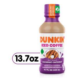 Dunkin' Girl Scout Coconut Caramel Iced Coffee, 13.7 Fl Oz - 13.7 Oz , CVS