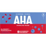 AHA Sparkling Flavored Water, 12 OZ Cans, 8 PK, thumbnail image 2 of 4
