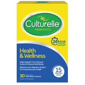 Culturelle Health & Wellness Daily Probiotic, Immune Support, Capsules 30 Ct , CVS