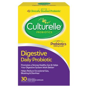 Culturelle Digestive Health, Daily Probiotic - Suplemento dietario en cápsulas, 30 u.