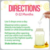 Culturelle Baby Probiotic + Chamomile Drops, 0.29 FL OZ, thumbnail image 5 of 14