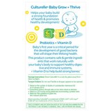 Culturelle Baby Probiotic + Vitamin D Drops, 0.30 FL OZ, thumbnail image 2 of 9