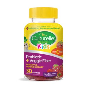 Culturelle Kids Daily Probiotic + Prebiotic, Gummies, Berry Flavor, 30ct