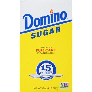 Domino Pure Cane Granulated Sugar, 32 OZ (2 LB)