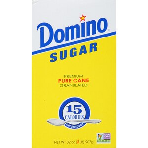 Domino Pure Cane Granulated Sugar, 32 oz (2 lb)