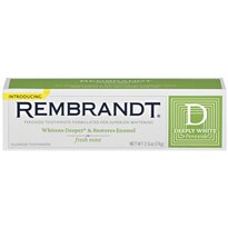 Rembrandt Deeply White + Peroxide Fresh Mint Toothpaste 2.6 OZ