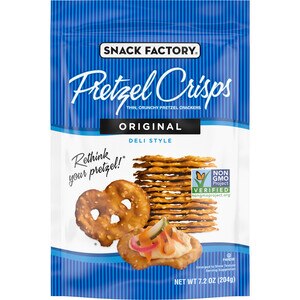 Snack Factory Original Pretzel Crisps, 7.2 OZ