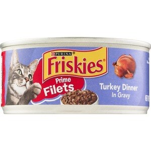 Friskies Prime Filets Turkey Dinner In Gravy Canned Cat Food - 5.5 Oz , CVS