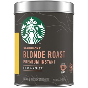 Starbucks Blonde Roast Premium Instant Coffee, 3.17 OZ
