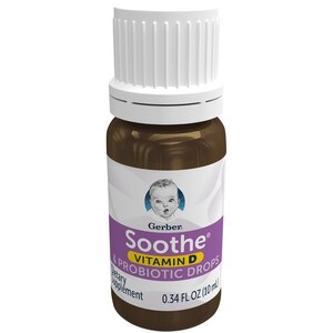 gerber soothe vitamin d and probiotic drops