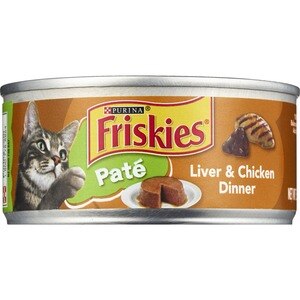 Purina Friskies Classic Pate - Comida para gatos, Liver & Chicken Dinner