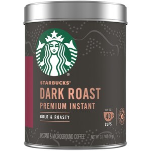 Starbucks Dark Roast Premium Instant Coffee, 3.17 oz