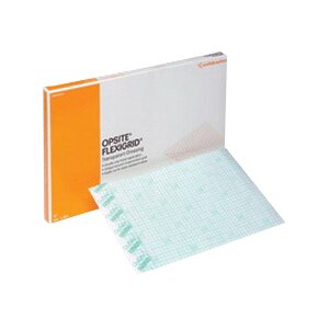 Smith and Nephew OpSite Flexigrid Transparent Adhesive Film Dressing 4 in. x 4-3/4 in.