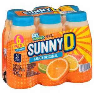 SunnyD Tangy Original Citrus Punch, 6 Ct, 6.75 Oz , CVS