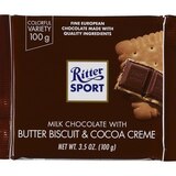 Ritter Sport Milk Chocolate With Butter Biscuit, thumbnail image 1 of 3