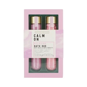 We Live Like This: Calm On Relaxing Bath Duo Bath Salts & Bath Confetti