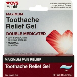 CVS Health Toothache Relief Oral Anesthetic Gel, Maximum Strength