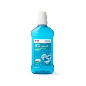 CVS Health Antiseptic Antigingivitus/Antiplaque Mouthwash, Blue Mint, 34 OZ