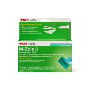 CVS Health Miconazole 3 Day - Paquete combinado, 0.32 oz