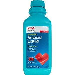 CVS Health Antacid Liquid Supreme, Cherry, 12 Oz