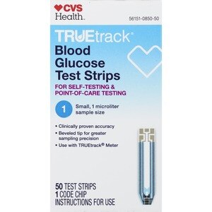 CVS Health Blood Glucose Test Strips Featuring TRUEtrack