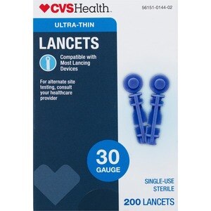 CVS Health Ultra Thin 30 Gauge Lancets, 200 Ct