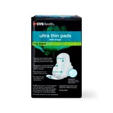 CVS Health Ultra Thin Long Pads with Wings, Super, thumbnail image 2 of 7