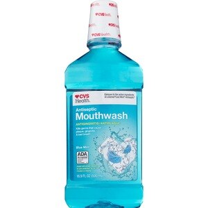  CVS Health Antiseptic Mouthwash 16.9 OZ, Blue Mint 