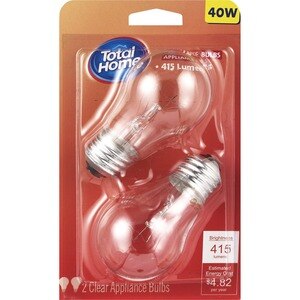 Total Home Clear Bulbs, 40 Watts - 2 Ct , CVS