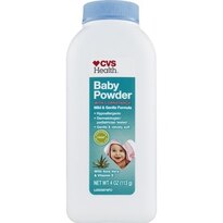 CVS Health - Talco para bebé con aloe vera y vitamina E